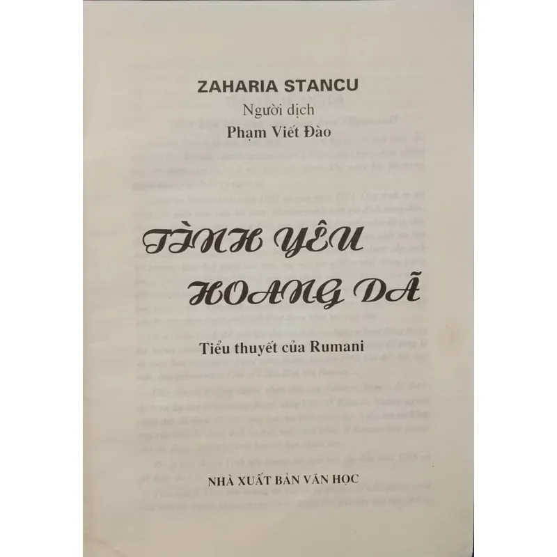 Tình yêu hoang dã (Zaharia Stangcu) 675613