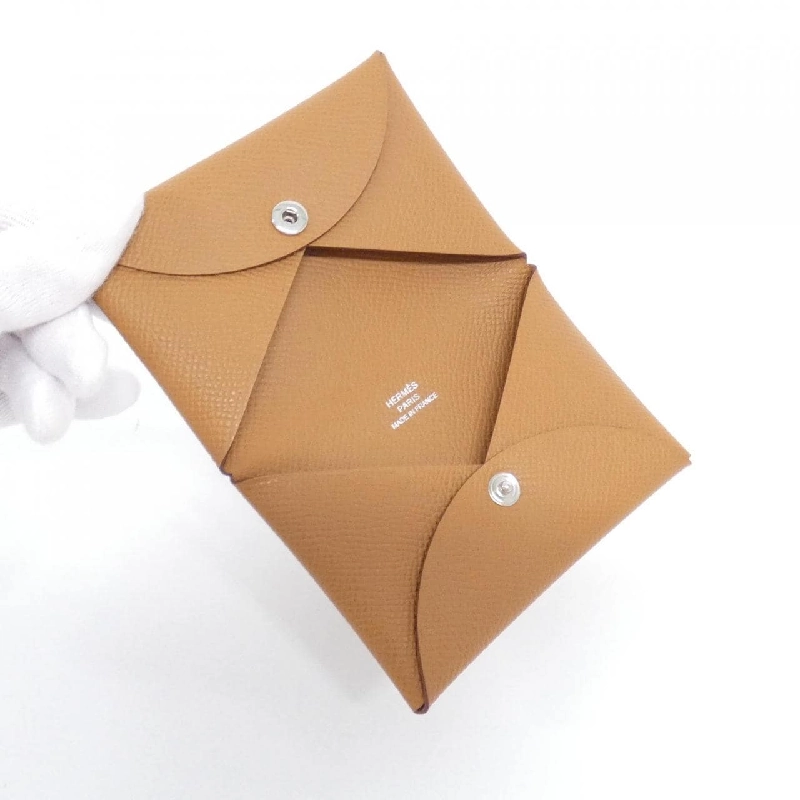 【Sản phẩm chưa sử dụng】Thẻ đựng thẻ Hermes Calvi 044164CK 623520