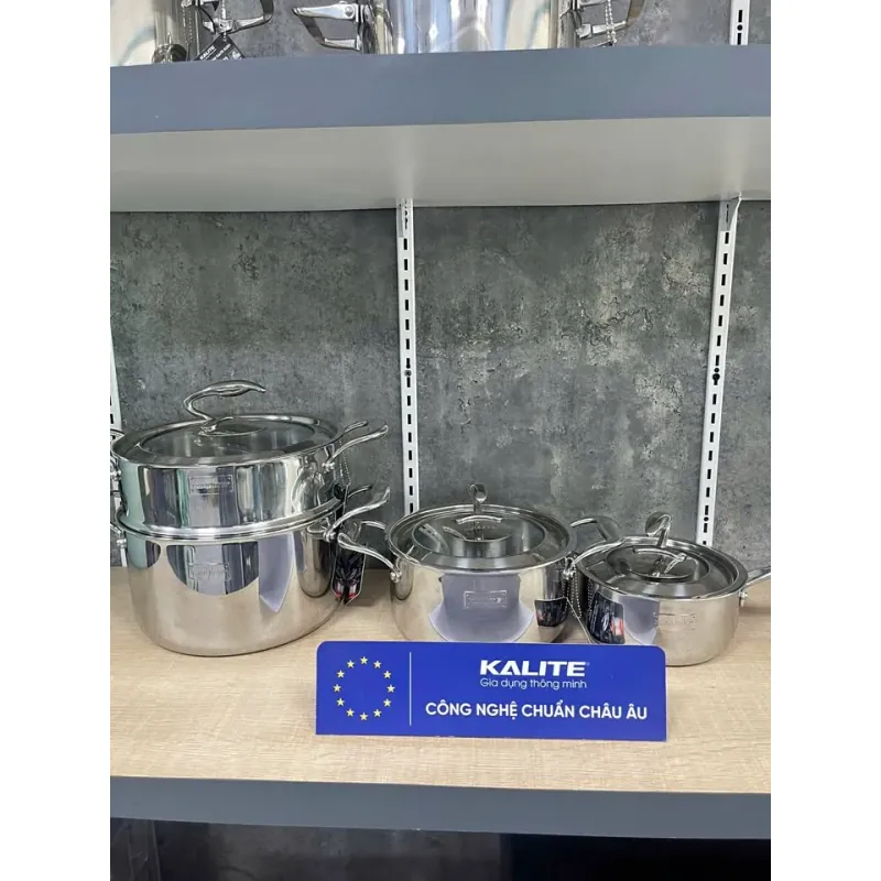 🥘 Bộ Nồi Inox 304 TRIPRO Kalite KL999 – Đẳng Cấp Bếp Hiện Đại, Bền Bỉ Cho Gia Đình 721018