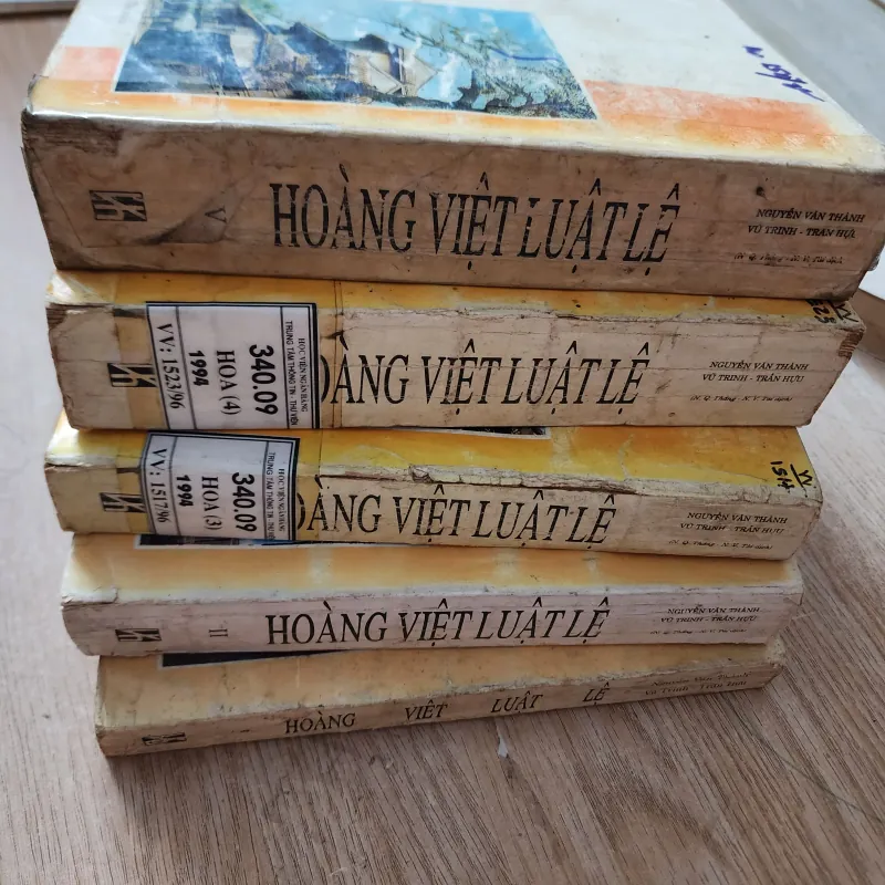 Hoàng việt luật lệ | nguyễn văn thành. Vũ trinh. Trần hựu | 1994 1012803