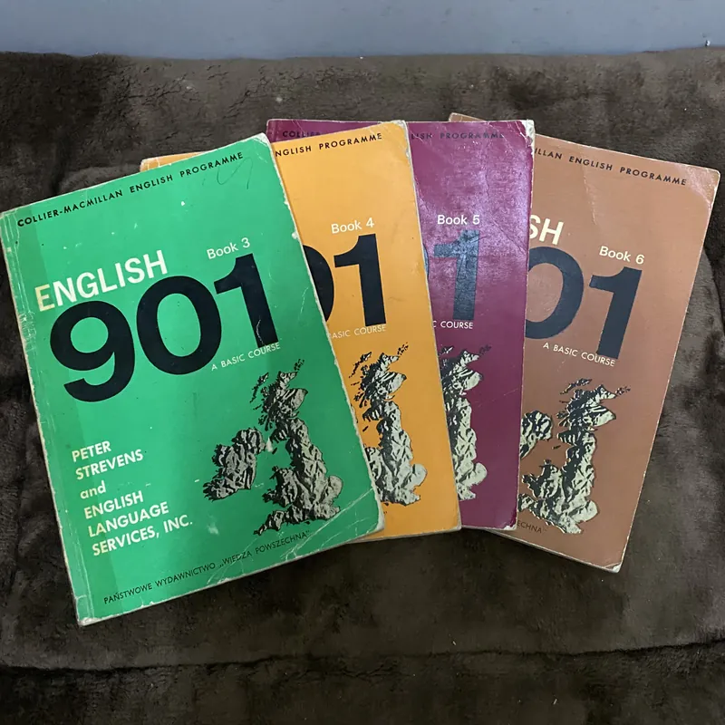 English 901, book 3-4-5-6  628476