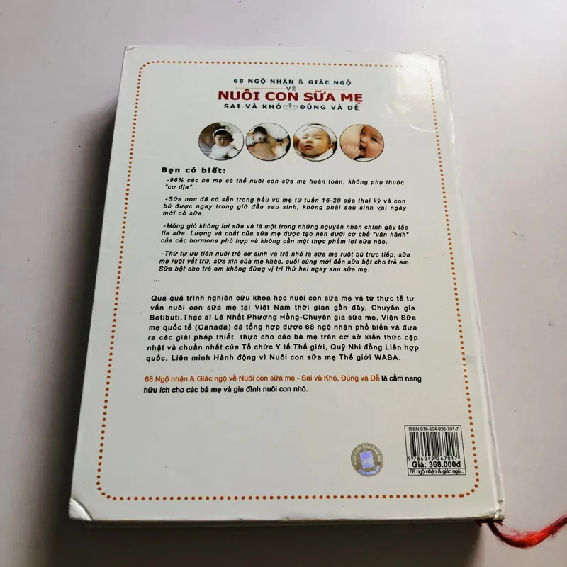 📘 68 NGỘ NHẬN & GIÁC NGỘ VỀ NUÔI CON SỮA MẸ (Sai và khó – Đúng và dễ) 498959