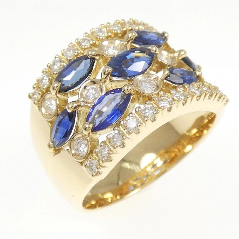 Nhẫn Sapphire K18YG 1.75CT - Hàng hiệu Chính hãng 849935