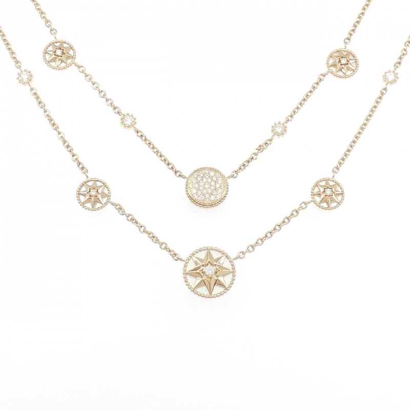 Dây chuyền Christian Dior Rose De Vent - Hàng hiệu Authentic 840831