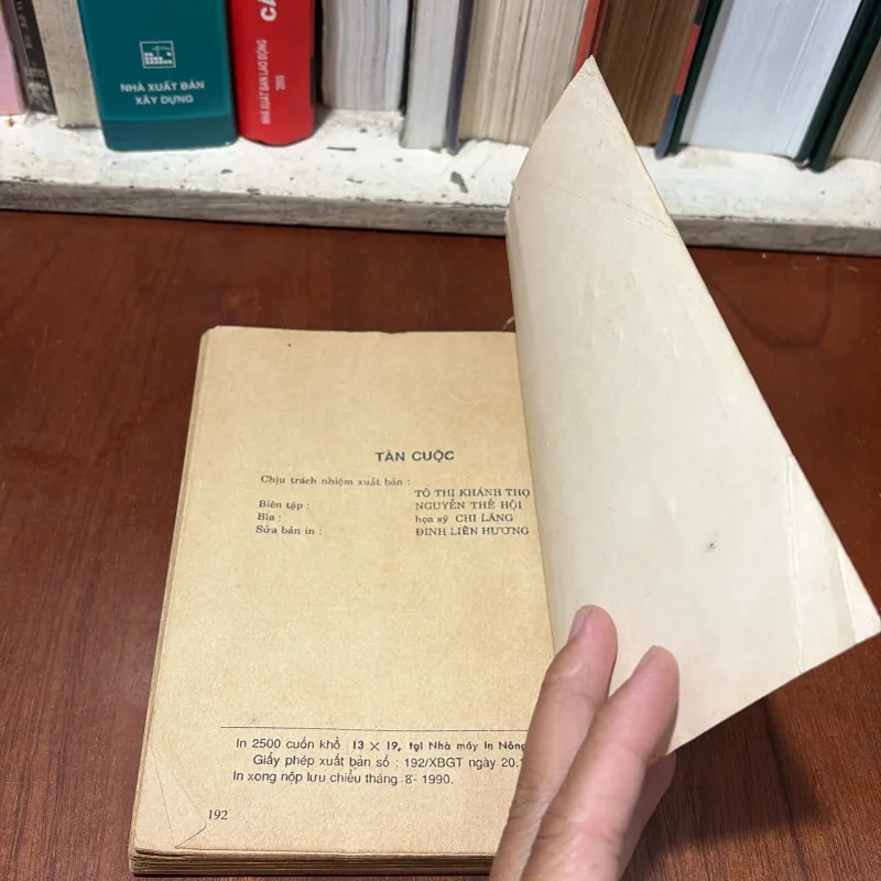 II Tiểu Thuyết: Tàn Cuộc - Triệu Bôn - 1990 750964