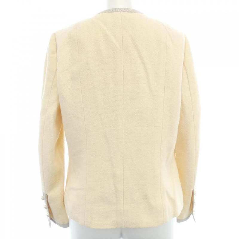 【Mã giảm giá】【Cổ điển】Áo khoác không cổ CHANEL 641133