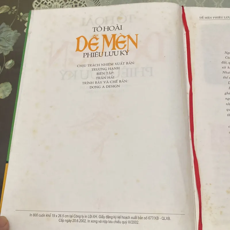 Dế Mèn Phiêu Lưu Ký - Tô Hoài-2002  #TAKE 290314