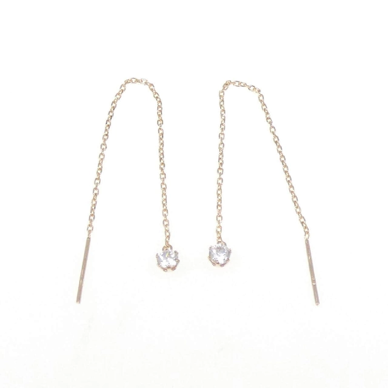 K18YG Bông tai Cubic - Hàng hiệu Chính hãng 868901