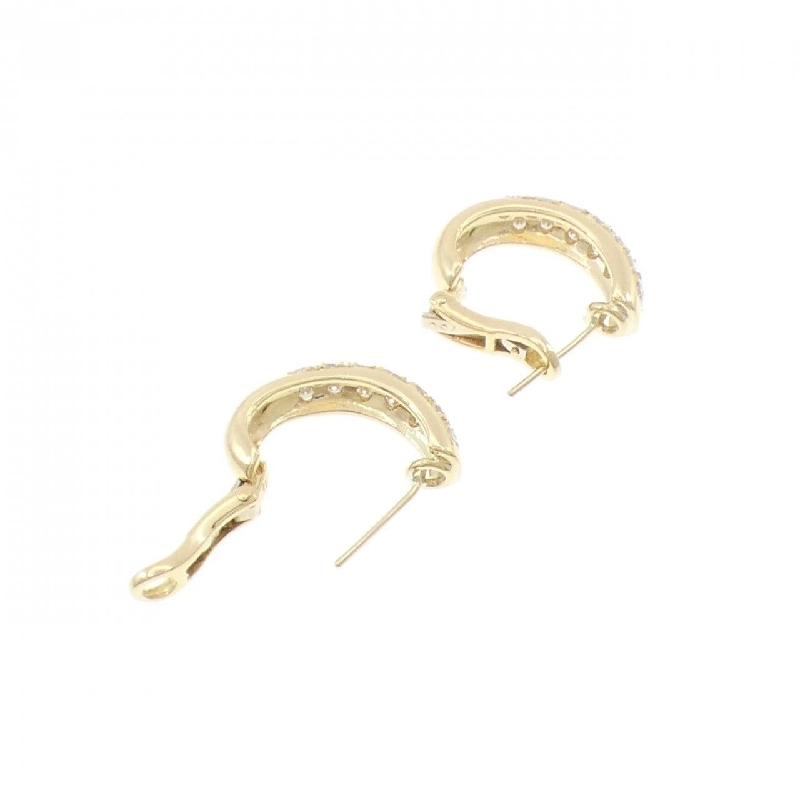 Bông tai kim cương 750YG - Hàng hiệu Authentic 867885