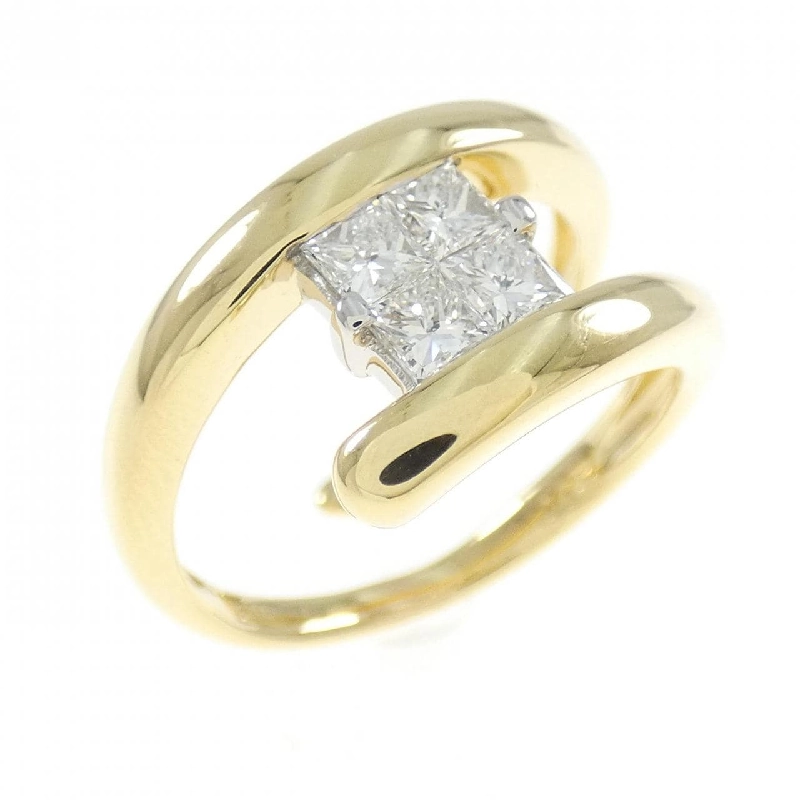 Nhẫn kim cương K18YG/K18WG 0.51CT 670861