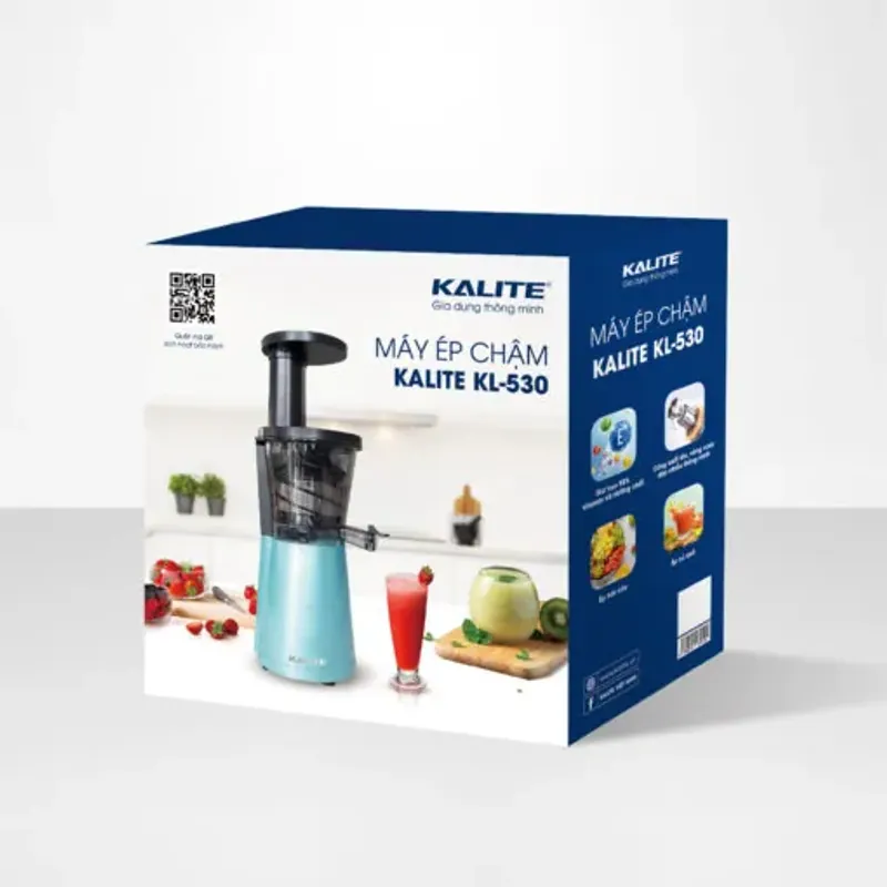 Máy ép chậm KALITE KL-530 màu xanh nhạt chĩnh hãng mới 100% 574487