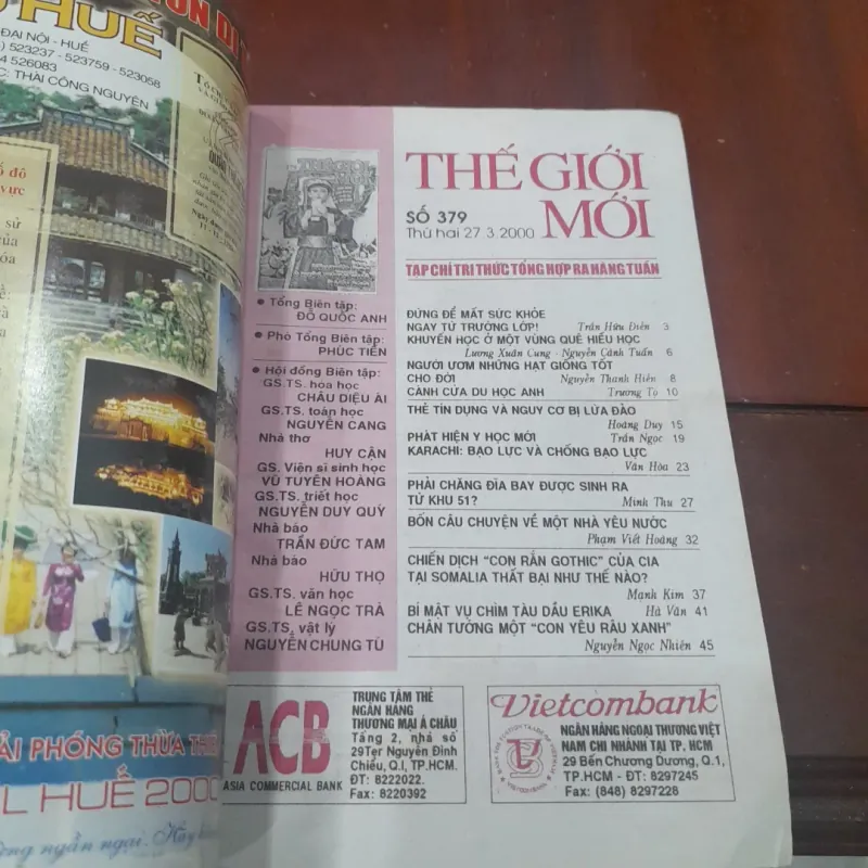 THẾ GIỚI MỚI số 379 ngày 27.3.2000 1045956