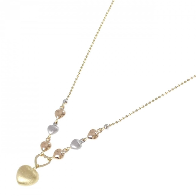 K18 Ba màu Heart Necklace - Hàng hiệu Authentic 859446