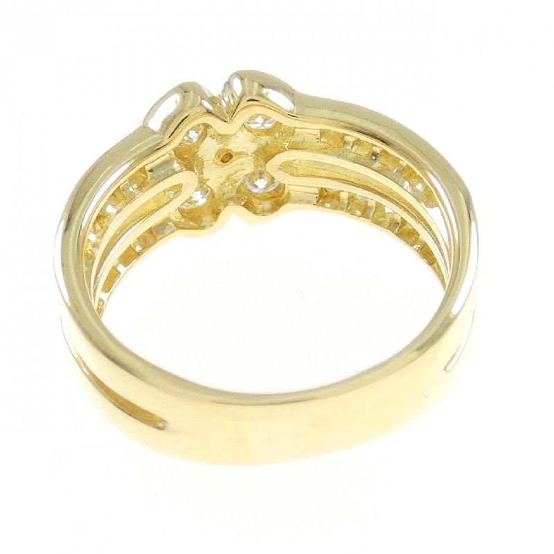 Nhẫn kim cương hoa K18YG 0.60CT - Hàng hiệu Authentic 855524