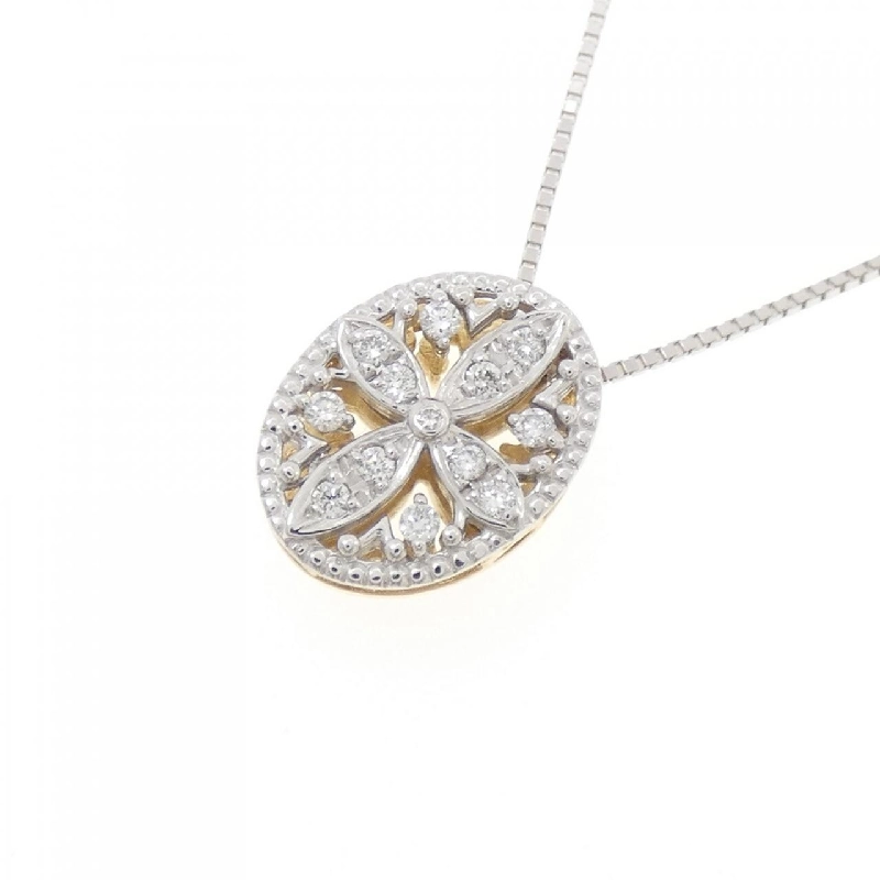 K18WG/K18YG Dây chuyền kim cương 0.15CT - Hàng hiệu Chính hãng 865080