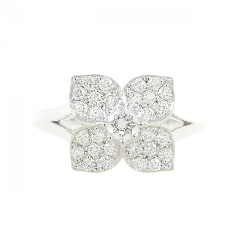 Nhẫn kim cương hoa K18WG 0.11CT - Hàng hiệu Authentic 859483