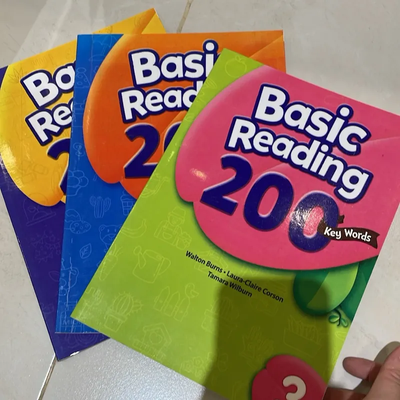  📘 BASIC READING – 200 KEY WORDS (BỘ 3 QUYỂN) | luyện đọc tiếng anh cho trẻ sight words  1062075