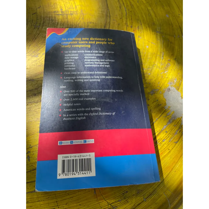 OXFORD DICTIONARY OF COMPUTING FOR LEARNERS OF ENGLISH 731553