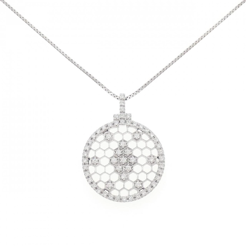 K18WG Dây chuyền kim cương 0.59CT - Hàng hiệu Chính hãng 847211