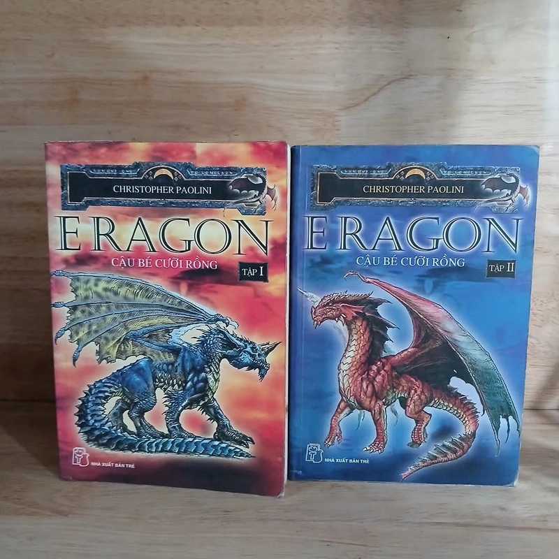  Tác giả Christopher Paolini: Eragon Cậu Bé Cưỡi Rồng (2 Tập) + Brisingr Hỏa Kiếm (2 Tập) 443495
