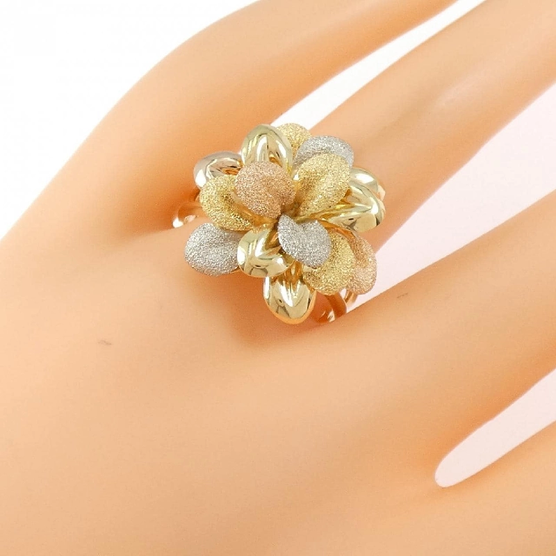 Nhẫn hoa ba màu 750 - Hàng hiệu Authentic 850975