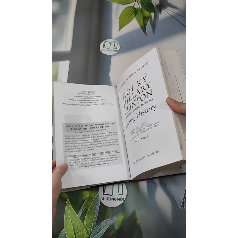 [MIỄN PHÍ BỌC SÁCH] Living History - Hồi Ký Hillary Clinton - Hillary Clinton 990226