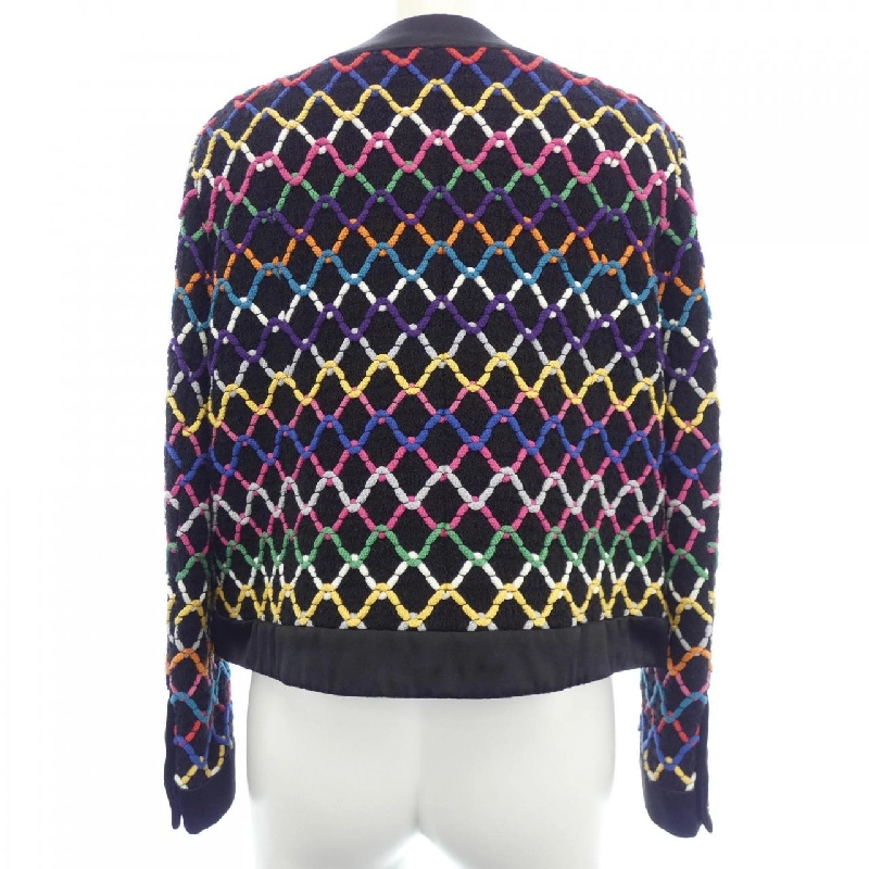 【Mã giảm giá】Áo khoác không cổ CHANEL 642489