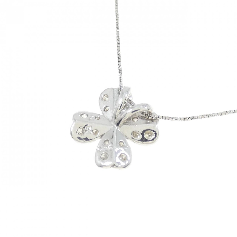 K18WG Nhẫn bốn lá kim cương 0.20CT - Hàng hiệu Chính hãng 864284