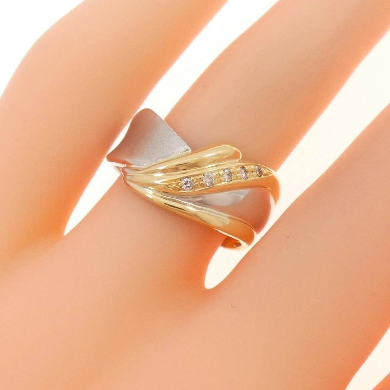 Nhẫn kim cương PT/K18YG 0.04CT - Hàng hiệu Authentic 860007