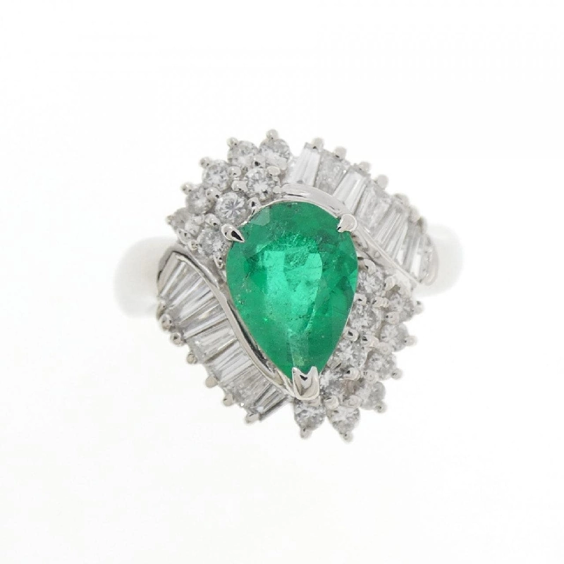 Nhẫn Emerald PT900 1.02CT - Hàng hiệu Chính hãng 849678