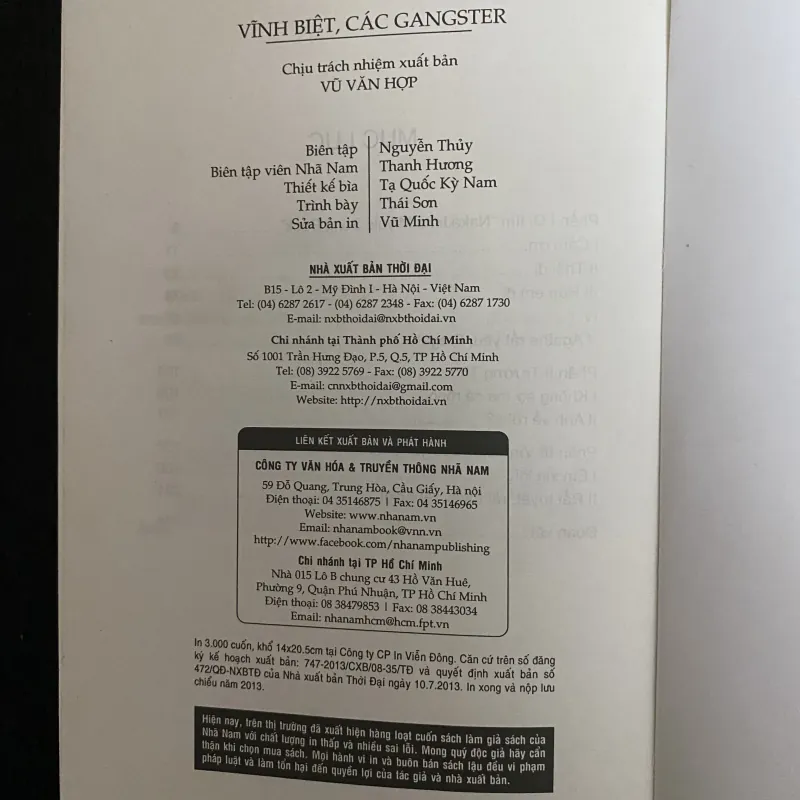 Vĩnh biệt, các gangster của tác giả Takahashi Gen'ichiro.  1030357