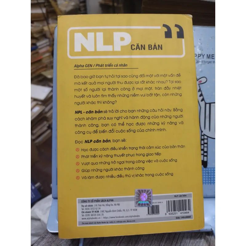 Sách: NLP căn bản - TG: John Seymour và Joseph O'Connor (B1) 732569