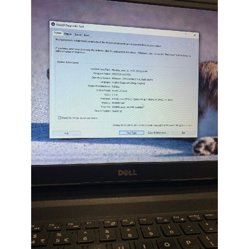 [THANH LÝ] Laptop DELL Vostro 15.6" 128GB mới 90% 7009