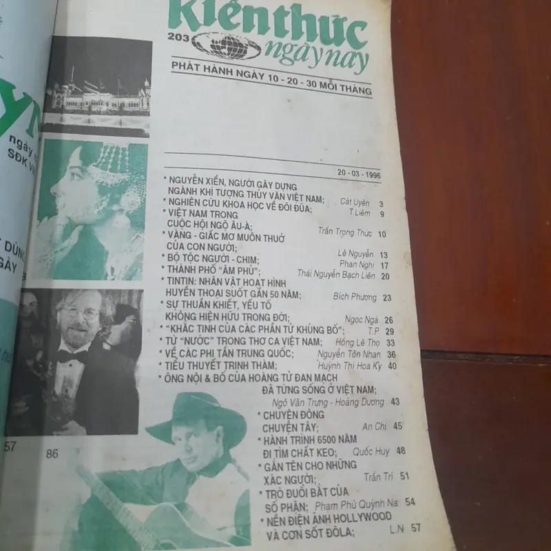 KIẾN THỨC NGÀY NAY số 203 ngày 20-03-1996 738000