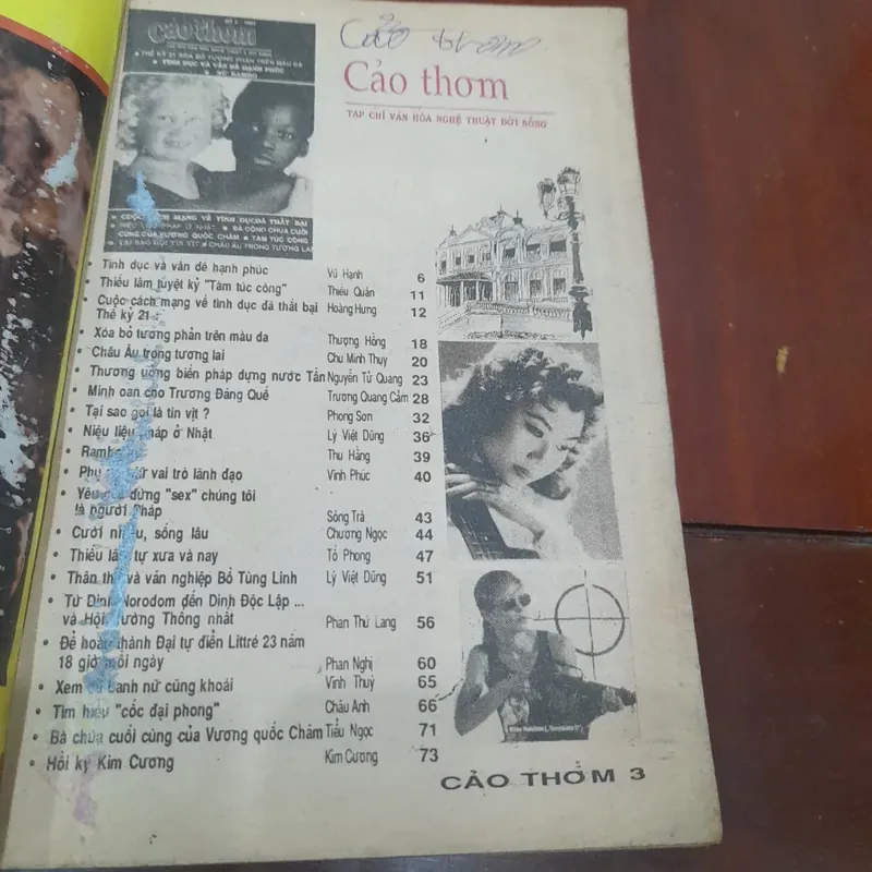 Tạp chí CẢO THƠM số 2 - 1992 733842