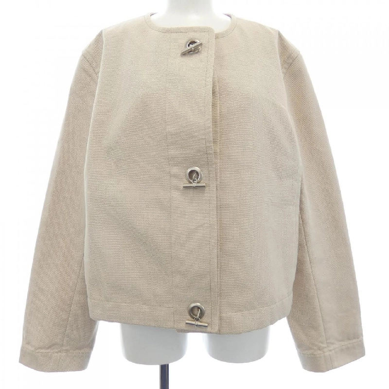 【Mã giảm giá】【Cổ điển】Áo khoác không cổ HERMES 637982