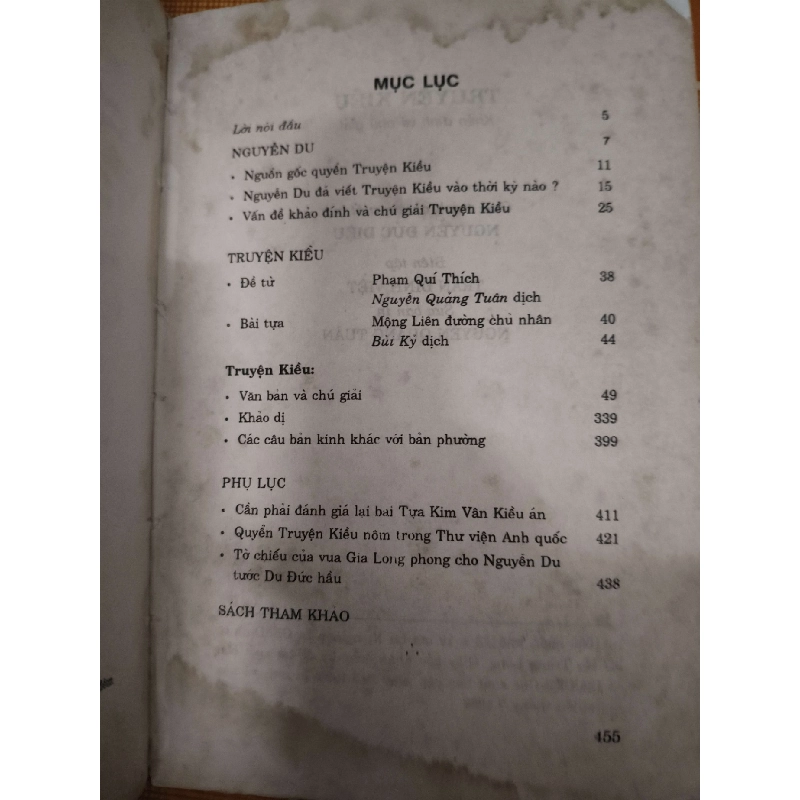 Truyện Kiều - 1997 - 455 trang (từng ẩm đã khô) - VĂN HỌC - ANTQ2011-2 921884