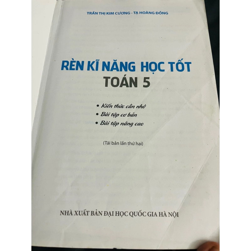 Rèn kỹ năng học tốt toán 5- Nhà xuất bản Đại học Quốc Gia Hà nội 536285