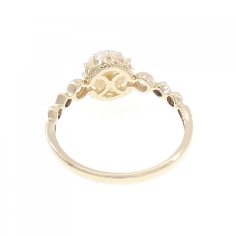 Nhẫn ngọc trai nước ngọt K10YG 6.3mm - Hàng hiệu chính hãng 850416