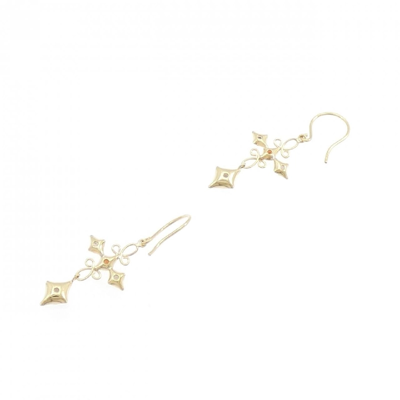 K18YG Bông tai Garnet - Hàng hiệu Chính hãng 864368