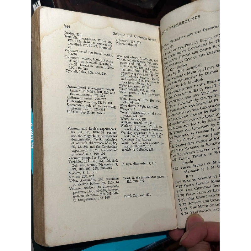 Conant : Science and Common Sense 991679