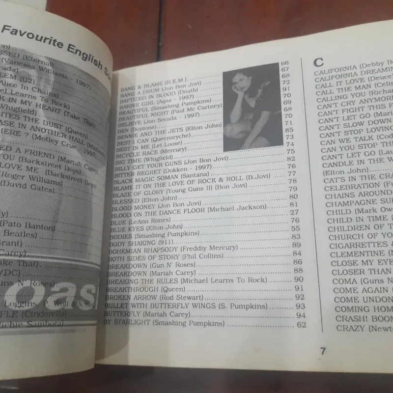 Most Favourite ENGLISH SONG BOOK 1998, volume 3 791155