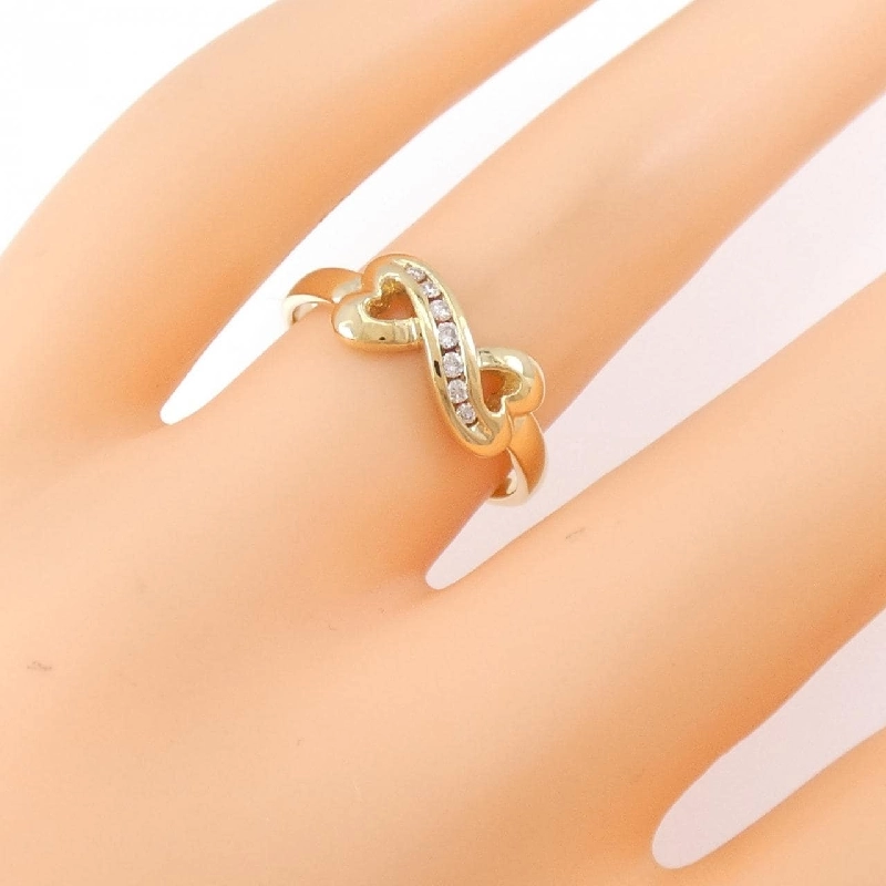 Nhẫn kim cương K18YG 0.03CT 671461