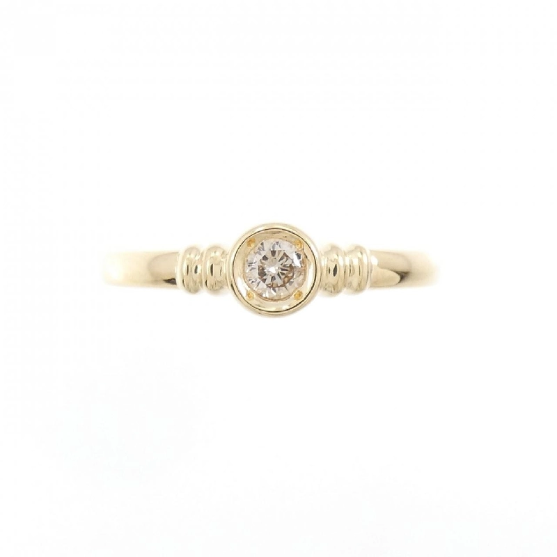 Nhẫn kim cương K18YG 0.10CT 672060