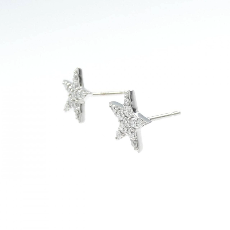 K18WG Bông tai kim cương hình sao 0.32CT - Hàng hiệu Chính hãng 868070