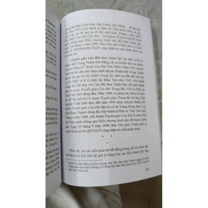 ĐẠO CAO ĐÀI Ở NAM BỘ VÀ CÁC MỐI QUAN HỆ - HUỲNH NGỌC THU 732857