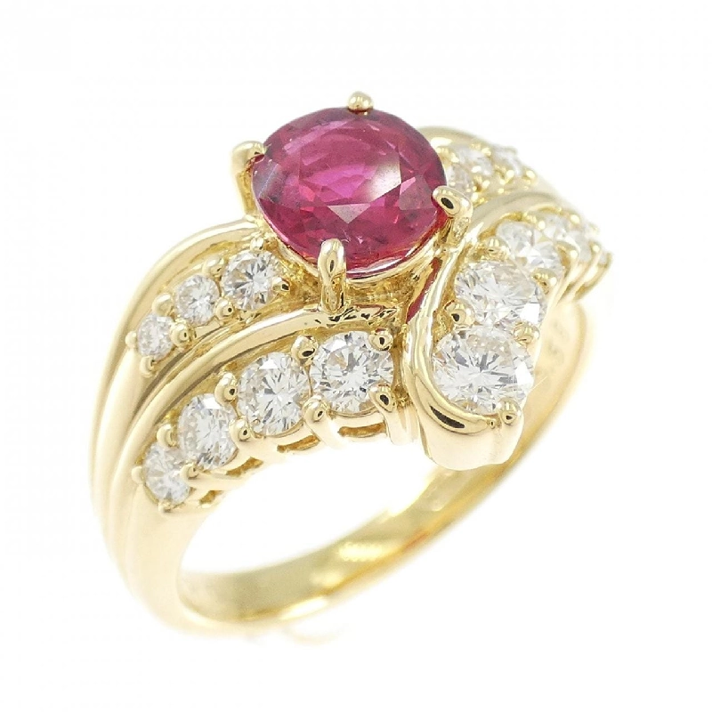 Nhẫn Ruby K18YG 0.93CT - Hàng hiệu Chính hãng 853319