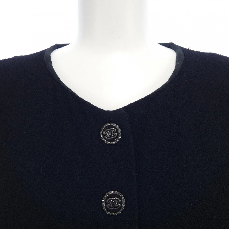 【Khuyến mãi】Áo khoác không cổ CHANEL 641199