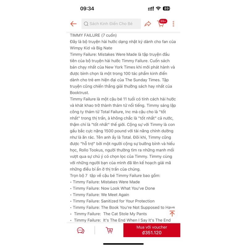 Timmy Failure bộ 7 cuốn 525999