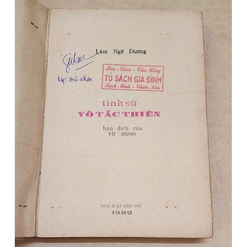 TÌNH SỬ VÕ TẮC THIÊN - Lâm Ngữ Đường (345 trang) 731739